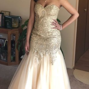 Gold Prom Dress